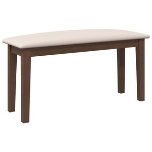 vidaXL Sols 90 cm Brūns Masīvkoka gumija
