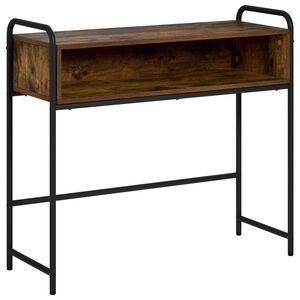 vidaXL Konsoles galds Kūpināts ozols 90 x 33 x 80,5 cm
