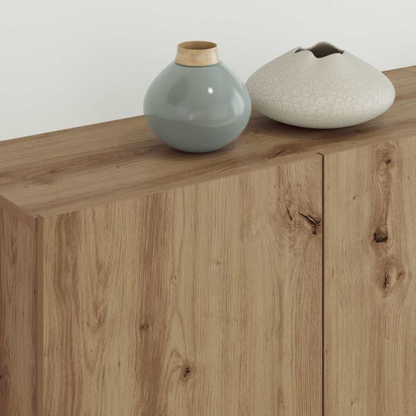 vidaXL Televizora skapī&scaron;a 4 pcs Artisānā ozols Inženierijas koks