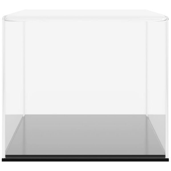 vidaXL vitrīnas kaste, caurspīdīga, 34x16x14 cm, akrils