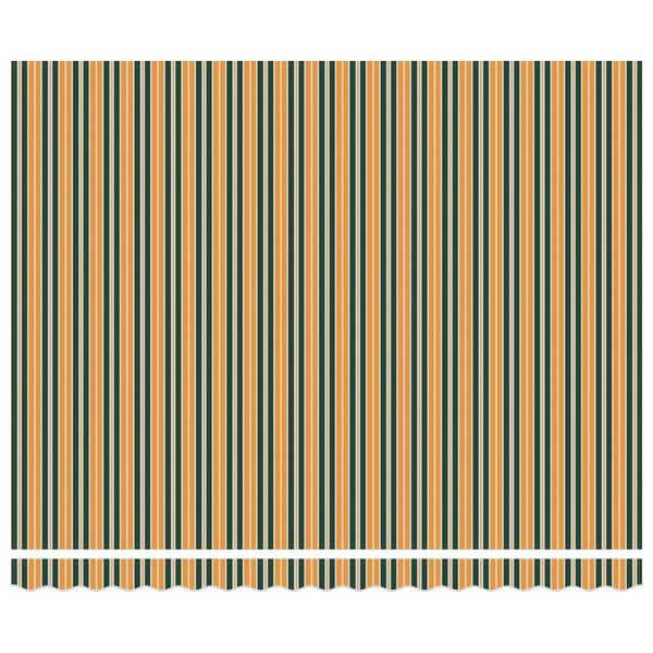 vidaXL Markīze Zaļ&scaron; un dzelten&scaron; 400 x 300 x 165 cm