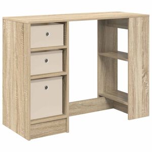 vidaXL Galds Sonoma ozols 100 x 40 x 75 cm Inženierijas koks