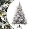 vidaXL Zaļa 180 cm PVC un PE