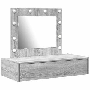 vidaXL Dressing galds Pelēka 83 x 40 x 70 cm Inženierijas koks