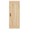 vidaXL augstais skapītis, ozolkoka, 34,5x34x180 cm, inženierijas koks
