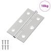 vidaXL Eņģe Vienkrāsains 899 gab. Sudraba 58 x 35 x 1 mm Tērauds