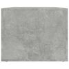 vidaXL kafijas galdiņš, betona pelēks, 80x50x40 cm, inženierijas koks