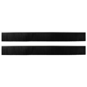 vidaXL Pa&scaron;līpojo&scaron;as durvju birstes 2 pcs Sudraba 100 cm