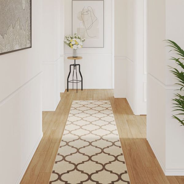 vidaXL iek&scaron;telpu un āra paklājs, 80x300 cm, daudzkrāsains, neslīdo&scaron;s