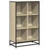 vidaXL grāmatu plaukts ozola krāsa 65,5x33x107,5 cm inženierijas koks