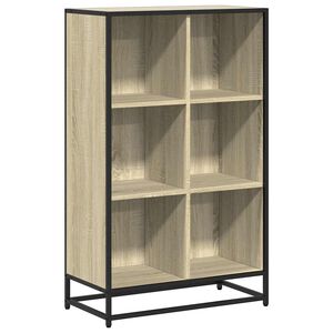 vidaXL grāmatu plaukts ozola krāsa 65,5x33x107,5 cm inženierijas koks
