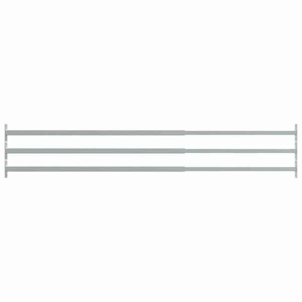 vidaXL logu dro&scaron;ības restes, regulējamas, 3 gab., 710-1200 mm