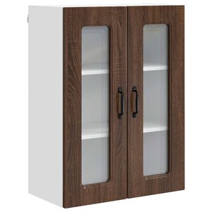 vidaXL Trauku ma&scaron;īnas panelis Kalmar Brūns ozols 60 x 31 x 80 cm