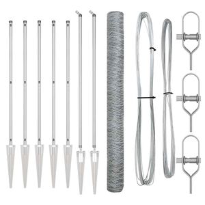 vidaXL Žoga āķis Sudraba