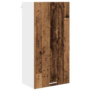 vidaXL Piekarams skapītis Vecs koks un balts 50 x 31 x 100 cm