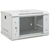 vidaXL 6U sienas tīkla skapis 19" IP20 53x40x30 cm