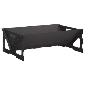 vidaXL Uguns bedre Melns 60 x 40 x 20 cm Tērauds