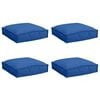 vidaXL Spilvens 4 pcs Karaliski zils 40 x 40 x 8 cm Oksforda audums