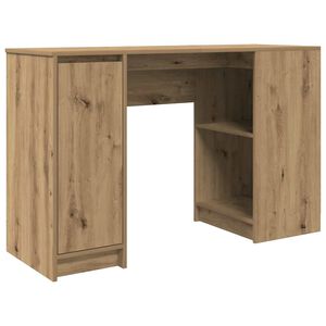 vidaXL rakstāmgalds, koka krāsa, 120x42x76 cm, inženierijas koks