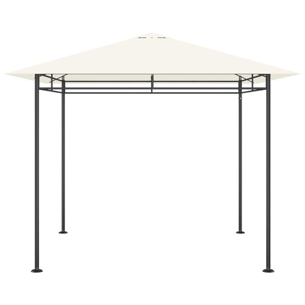 vidaXL dārza nojume, 3x3x2,7 m, krēmkrāsas, 180 g/m²