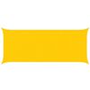 vidaXL Saules ēnas buras Dzeltena 6 x 2,5 m 100% poliestera Oksforda