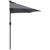 vidaXL Dārza parasols Antracīts 294 x 150 x 224 cm audums