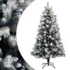 vidaXL Mākslīgā Saliekamā Ziemassvētku Egle 120 cm PVC un metāls