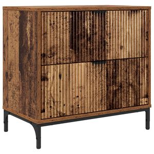 vidaXL Naktsgaldiņ&scaron; Vecs koks 63.5 x 36 x 61 cm Inženierijas koks