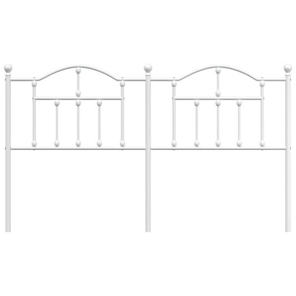 vidaXL rezerves galvgalis, balts, 160 cm