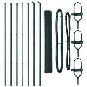 vidaXL Žoga āķis Zaļa