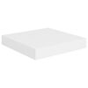 vidaXL sienas plaukts, balts, 23x23,5x3,8 cm, MDF