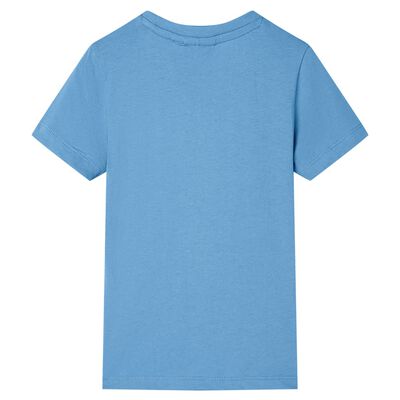 Bērnu T-krekls, vidēji zils, 92