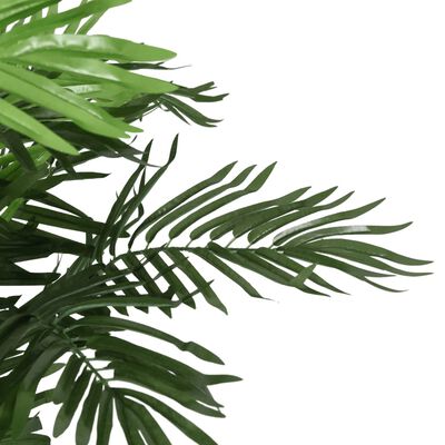 vidaXL mākslīgā palma, 18 lapas, 80 cm, zaļa