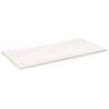vidaXL rakstāmgalda virsma, balta, 100x50x2,5 cm, priedes masīvkoks