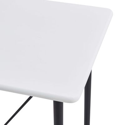 vidaXL bāra galds, balts, 120x60x110 cm, MDF