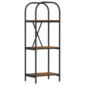 vidaXL Grāmatu plaukts 3 līmeņi 40 x 30 x 109 cm Inženierijas koks