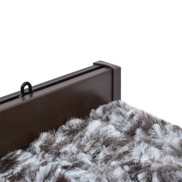 vidaXL kukaiņu aizkars, 56x185 cm, brūns un bē&scaron;s &scaron;enils