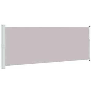 vidaXL izvelkama sānu markīze, pelēka, 180x500 cm
