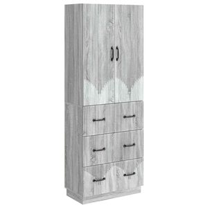 vidaXL Skapju komplekts 2 gab. 66 x 34,5 x 87 cm Inženierijas koks
