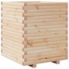 vidaXL dārza puķu kaste, 60x60x72 cm, priedes masīvkoks