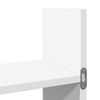 vidaXL sienas skapītis, 100x18x40 cm, balts, inženierijas koks