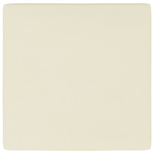 vidaXL pale&scaron;u mēbeļu spilvens, 60x61,5x6 cm, krēmkrāsas audums