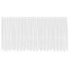 vidaXL Mežģīņu aizkars ar aizkariem Balts 140 x 500 cm Poliesters