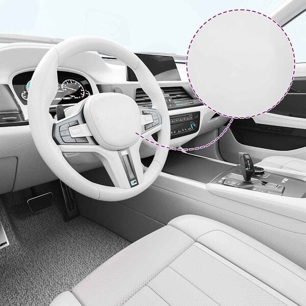 vidaXL automa&scaron;īnu plēve, 4D, balta, 100x150 cm