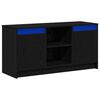vidaXL TV vienības Melna 100 x 34 x 50 cm Inženierijas koks