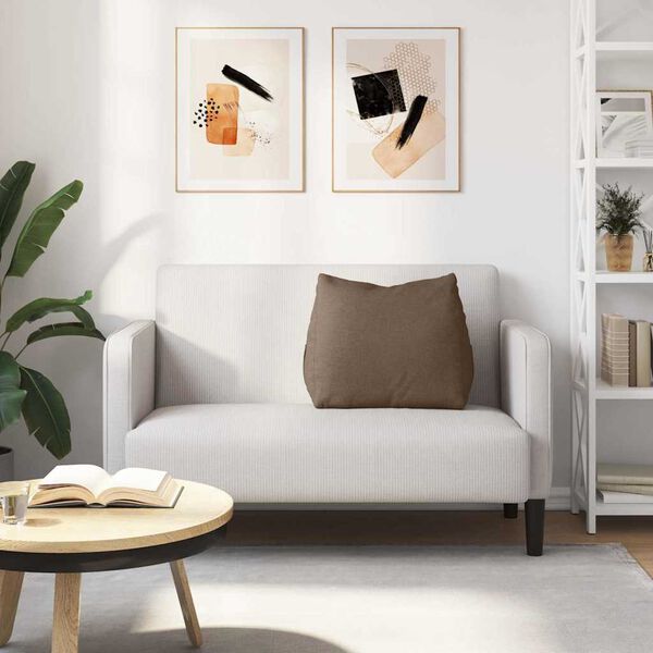 vidaXL Atpakaļ spilvens Brūna 60 x 20 x 50 cm audums