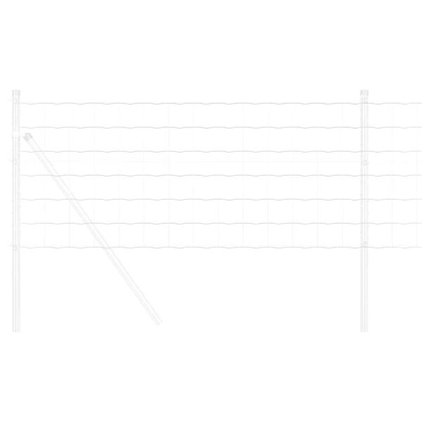 vidaXL Eiropas žogs 0,6 x 25 m PVC pārklāts dzelzs