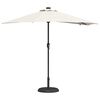 vidaXL Dārza parasols Smil&scaron;u 294 x 150 x 223 cm Poliesters un tērauds