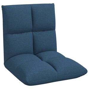 vidaXL Grīdas krēsls Zila 50 x 61 x 57 cm audums