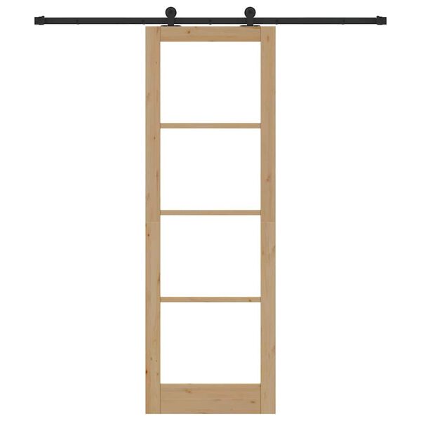 vidaXL Slīdo&scaron;ās durvis ORKDAL Dabiska 78 x 232 cm